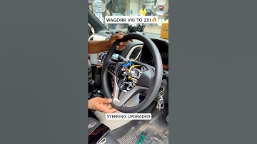 Wagonr Steering Upgrade 🤩| VXI TO ZXI🤯