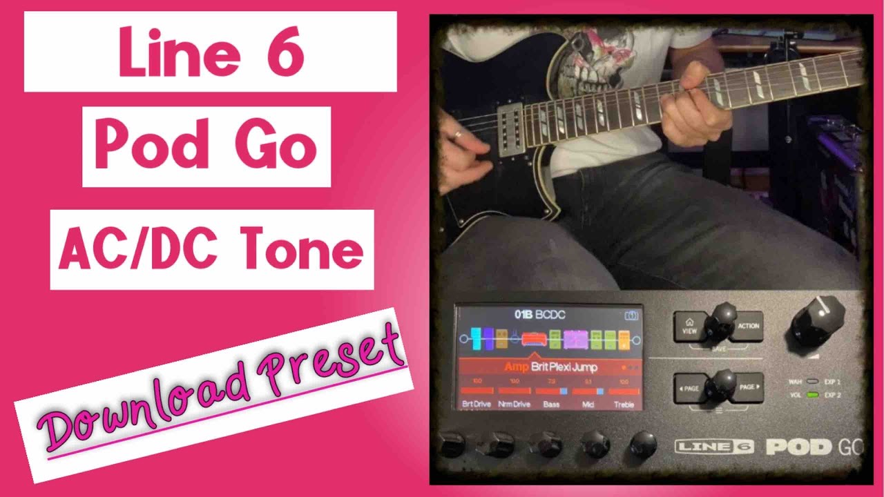 Line 6 POD GO - AC/DC Tone - YouTube