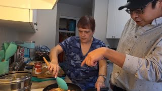 MOM AND GLEN COOKING MOM&#39;S SECRET SLOPPY JOE RECIPE