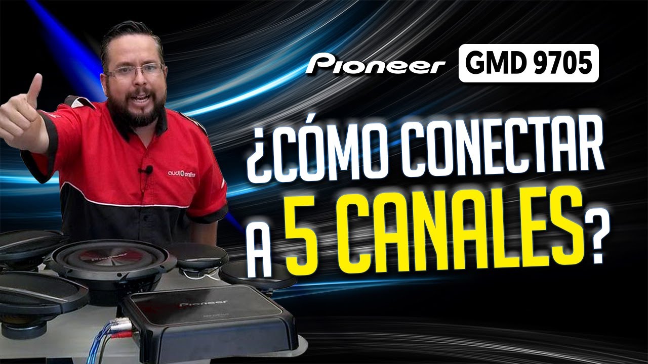 Amplificador Pioneer 5 Canales 2000W GM-D9705 PIONEER