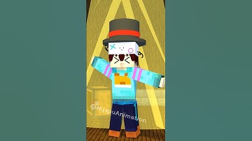 🦯🎩✨️This magic show is strange！🦊🤣　 #minecraftanimation #minecraftcartoon