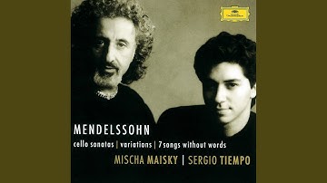 Thumbnail of Mendelssohn: Cello Sonata No. 2 in D Major, Op. 58: III. Adagio
