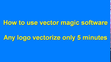 How to use vectorize software? What is the vector? vector magic ,