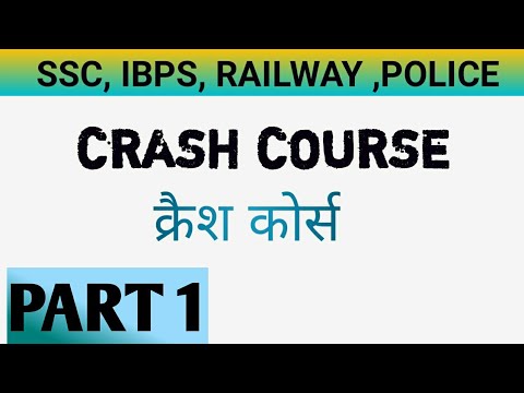 MATHS Crash Course For All Exams
