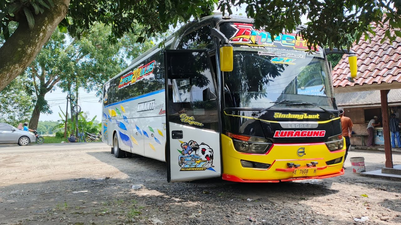 keseruan Trip pagi Bis cirebonan Ampera21✅penumpang sepi tetap brgkt ngejos Cipali