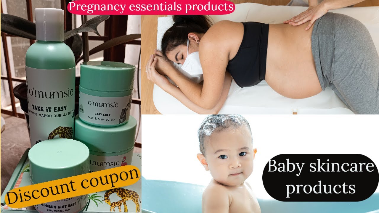 Newborn baby skin care products O'mumsie baby skincare products