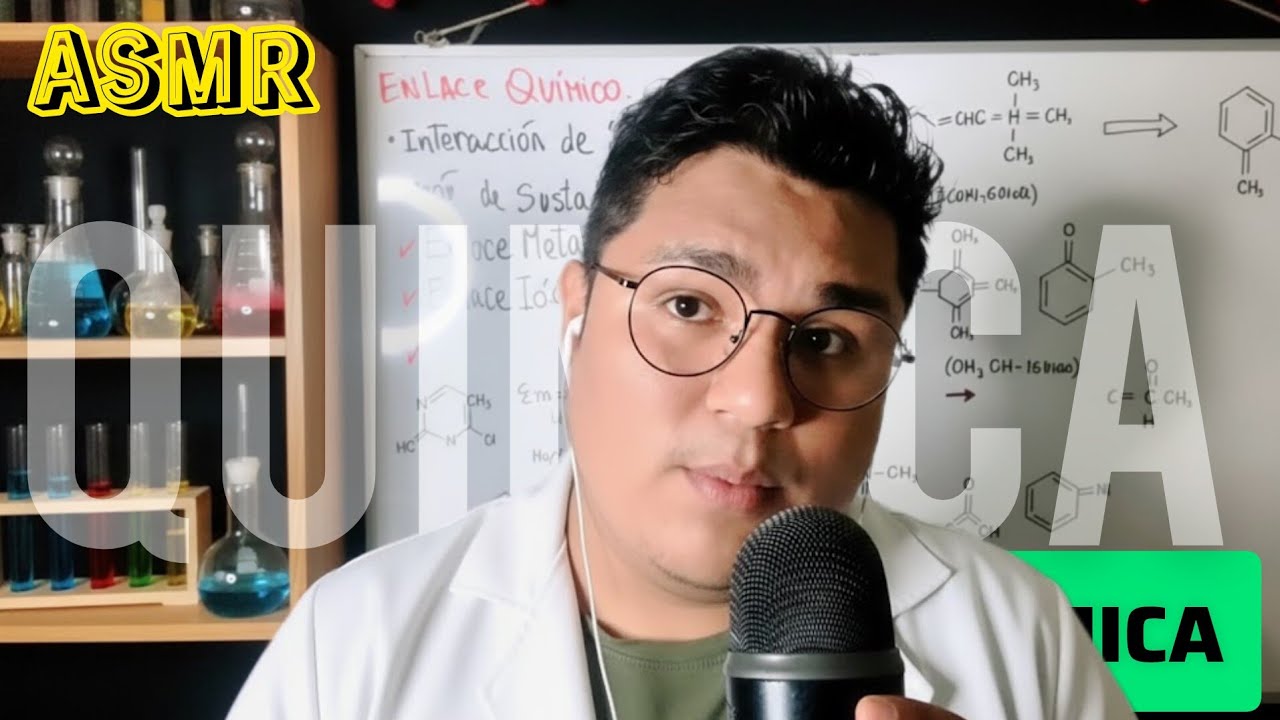 ASMR ESPAÑOL | Roleplay de profesor de Química | ENLACE COVALENTE - Regla del Octeto 