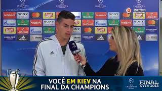 James Rodriguez Interviewed In Portuguese