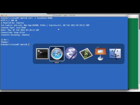 54 Learning Nodejs 53 Support POST data, cookies, and sessions   YouTube