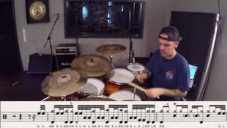 60 Second Drum Lesson | 32nd Notes Cymbal Feature Fill