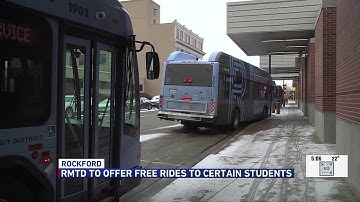 Rockford’s Mass Transit District offers free bus rides to college students