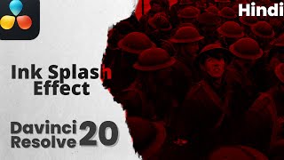 Ink Splash Effect In Davinci Resolve Ink Reveal Effect