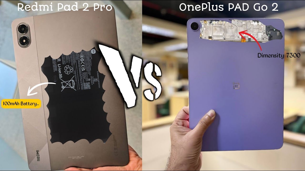 Redmi Pad 2 Pro Vs OnePlus Pad Go 2 Best Tablet Under 25K? Saurav Tech 
