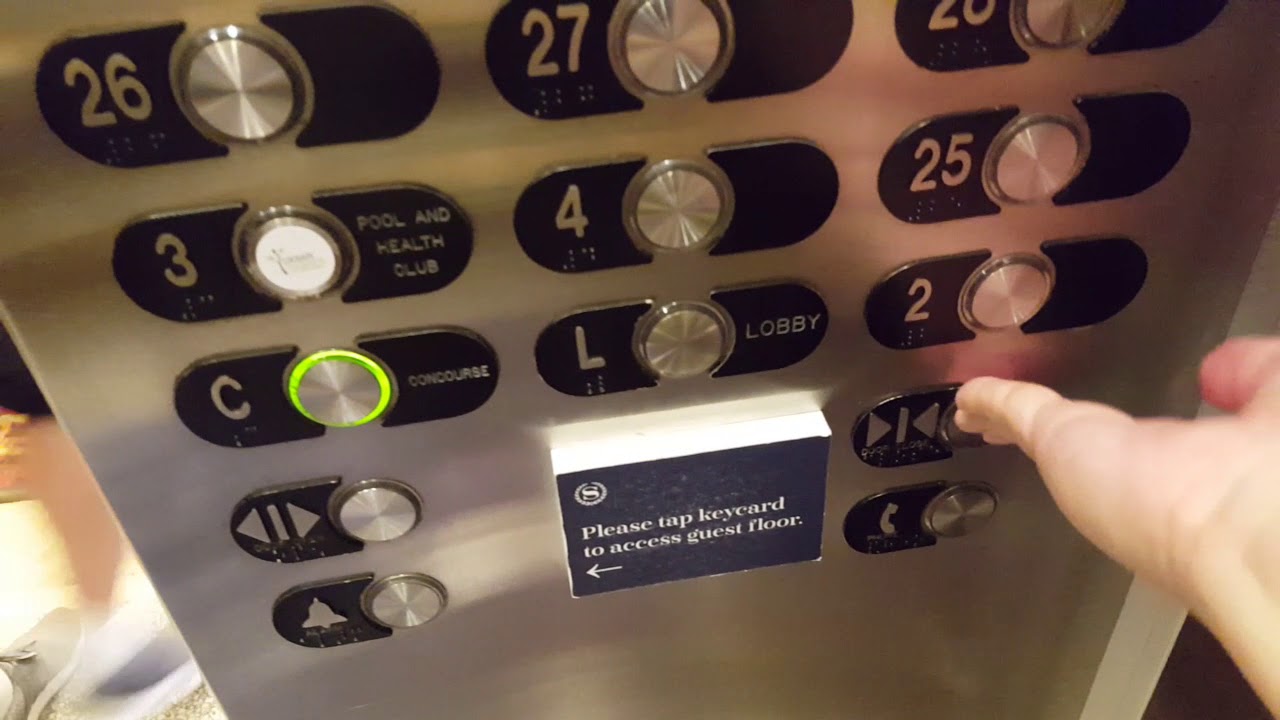 Otis High Speed High Rise Elevators at Sheridan Centre Hotel, Toronto ON