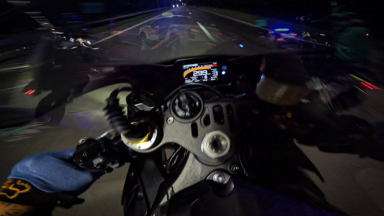 YAMAHA YZF R1M - BRUTAL NIGHT RIDE - PURE SOUND - 4K - YouTube