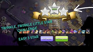 How to BEAT Twinkle, Twinkle Little 3-star Challenge (Clash of Clans) EASY