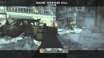 Mw3 - winning kill in Downturn