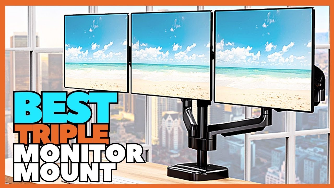 Top 5 Best Triple Monitor Mount 2023 Triple Monitor Desk Arm YouTube