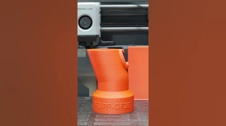 Fiberthree F3 PP-GF25 printed on a Bambu Lab P1S - no changes needed