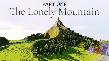 Erebor (Minecraft build) - part 1: The Lonely Mountain