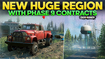 New Huge Region with Phase 9 Contracts and 48 tasks in SnowRunner For All Platforms You Need to Try