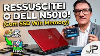 O MELHOR UPGRADE BARATO para o Dell N5010: Troquei o HD por SSD Win Memory e VOOU! 💻