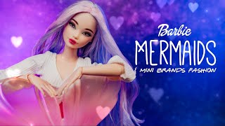 Let’s Make A Barbie Mermaid Made to Move & Look For Mini Brands Fashion Boots | DIY Pop Socket