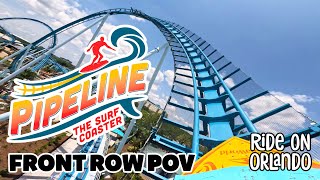 Pipeline - FRONT ROW POV - New Surf Coaster at SeaWorld Orlando