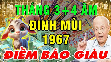 Tháng 3, 4 Âm Thầy Tử Vi Tiết Lộ Tuổi Đinh Mùi 1967 Trúng Được Lộc Trời Đổi Đời Tiền Nhét Bục Ví