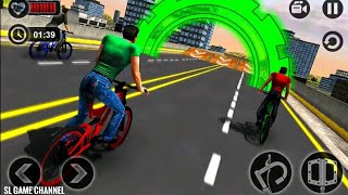 Rooftop Bicycle Stunt Rider 3D Android Gameplay #5 screenshot 5