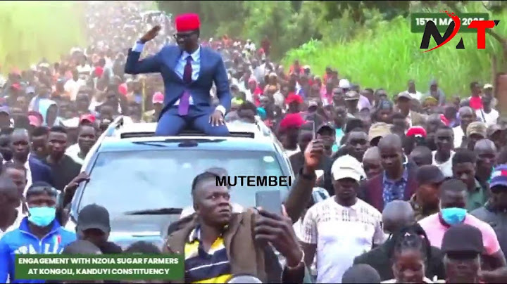 SEE HOW INCOMING BUNGOMA GOVRNOR DIDMUS BARASA WAS GIVEN WARM RECEPTION BY HIS RESIDENT!