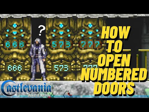 How to Open Numbered Doors in Castlevania Dawn of Sorrow