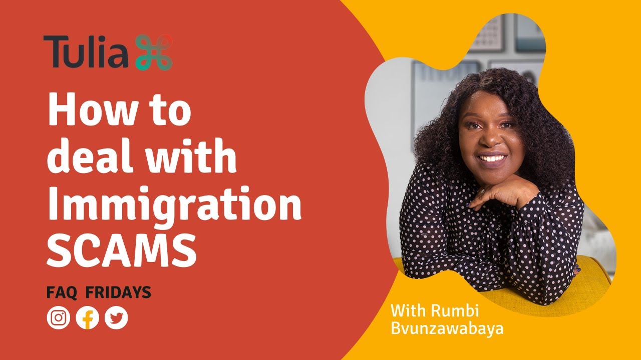 How to deal with Immigration SCAMS - YouTube