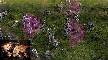 Contra Mod / Zero Hour - USA Robot General Very Hard AI - The War of The Worlds