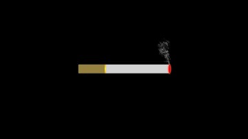 Creative Smoke Animation of Cigarette and Hover effect Fire using | HTML and CSS |.
