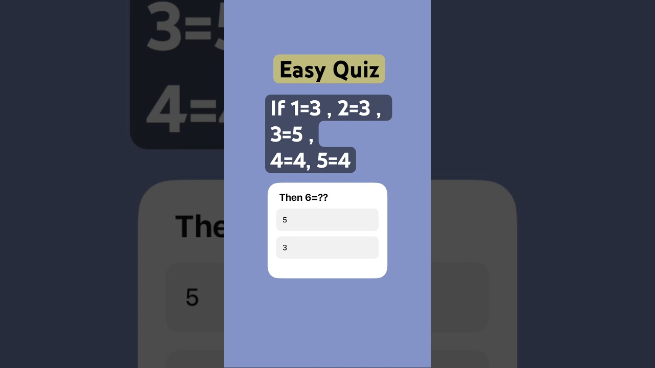 Easy Quiz | 