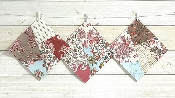 Sew Your Stash Series #9 - 8" and 3" Crazy Quilt Paper Blocks!