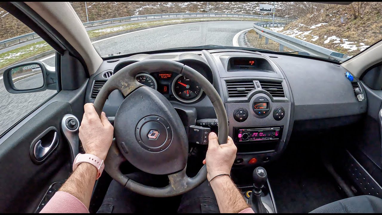 2004 Renault Megane II [1.9 DCI 120HP]  POV Test Drive #1064 Joe Black 
