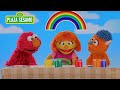 Plaza Sésamo: ¡Elmo, Julia y Rudy pintan los colores del arcoíris!