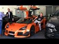 Blonde chick drives gumpert apollo s in monaco  crazy burnouts  drifts