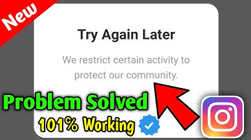 How To Fix Try Again Later in Instagram 2024 | instagram try again later problem solved 101% Working