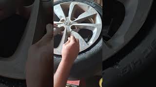 I20 elite car tyre replace || Appollo tyre #shorts #short