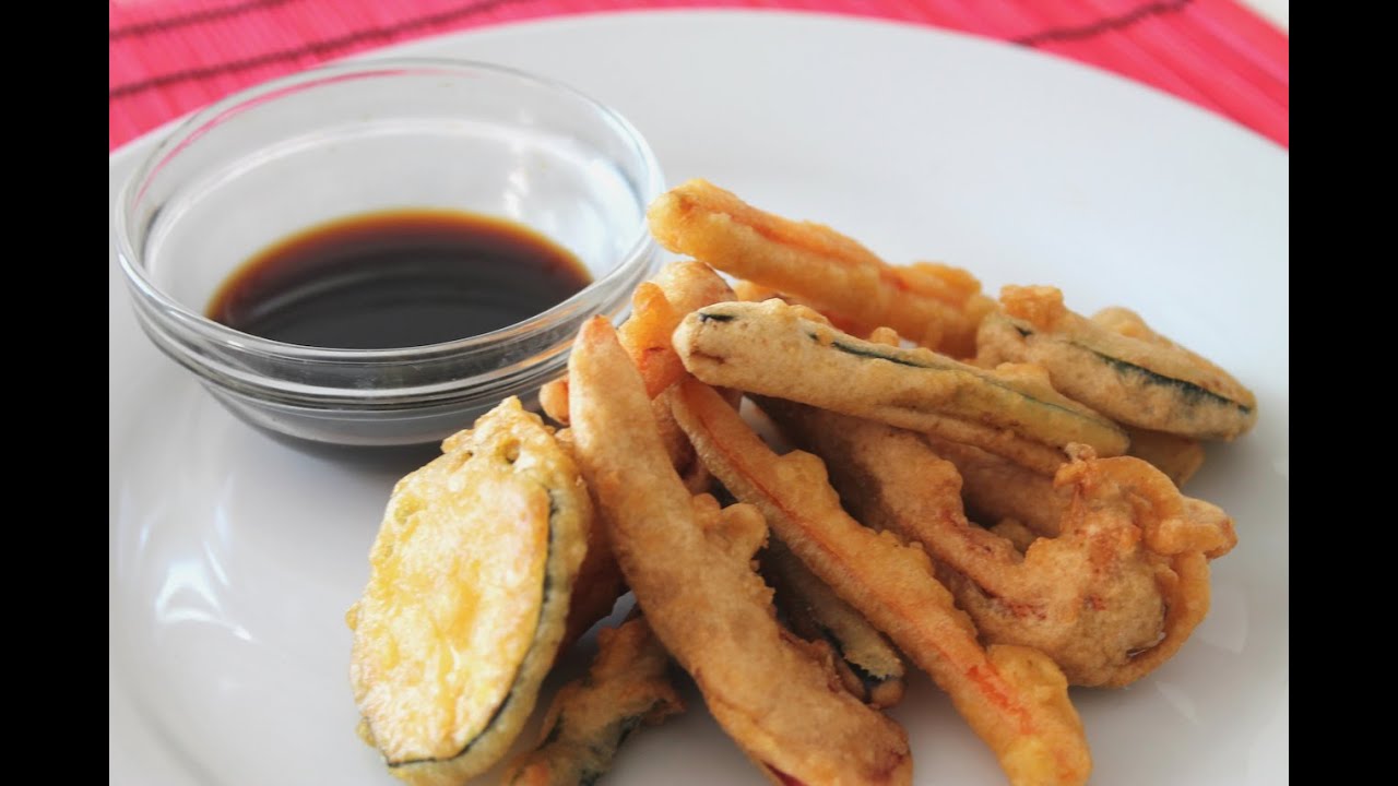 Tempura de verduras | cómo hacer frituras más sanas 🍤🇯🇵