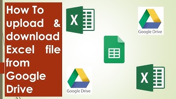 How to upload & download excel file from Google Drive (Hindi)