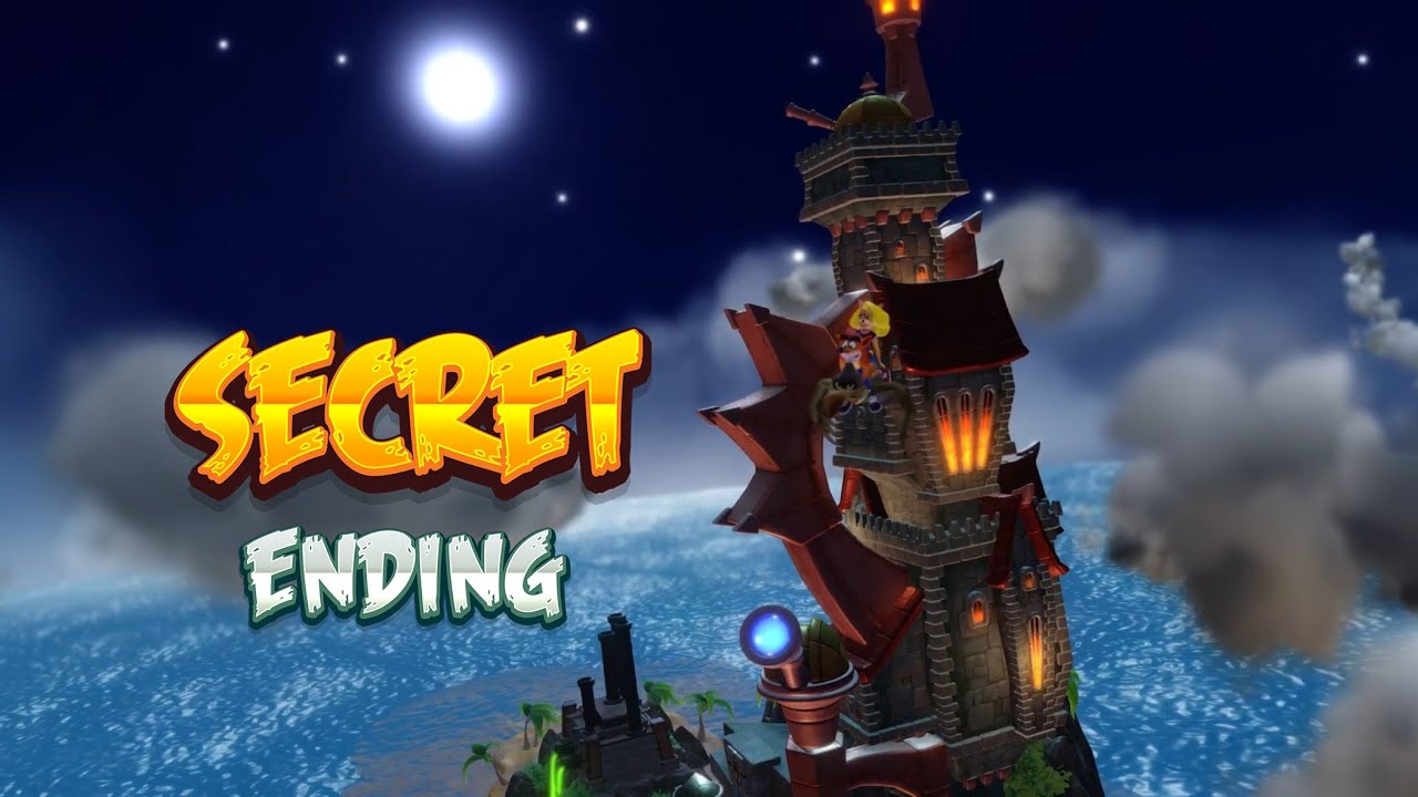 SECRET ENDING THE GREAT HALL CRASH BANDICOOT 1 !! Crash Bandicoot N