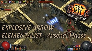 Path Of Exile 2.4: Explosive Arrow Elementalist - T10 Arsenal map