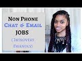 Non Phone Jobs: Get Paid To Chat & Email Online (Introvert Friendly Jobs)
