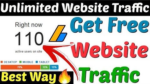 Free Website Traffic 2019 | Unlimited Organic Website Traffic | Instant Website Traffic For Free |