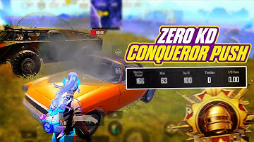 Day 4 क्या ZERO KD के साथ होगा SOLO CONQUEROR #vpsinghgaming #soloconquerorrankpush #noobtoproinpubg