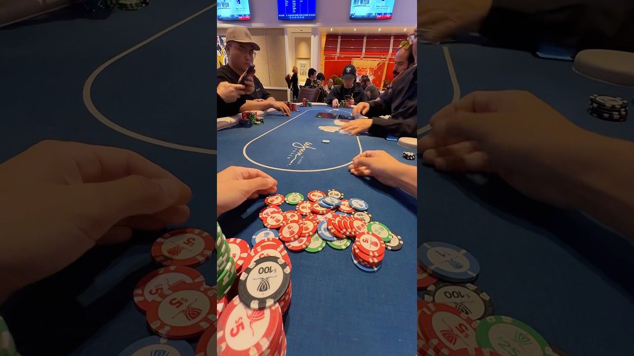 K-high flush Faces Overbet 🧐 #poker #texasholdempoker #money